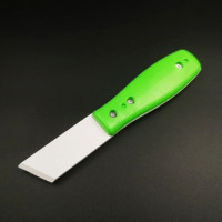 Green Plastic scraper 25mm (with angle)