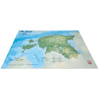 3D Map of Estonia, A3 (420 x 297mm)