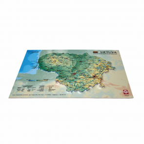 Lietuvas 3D Karte, A4 (297 x 210mm)
