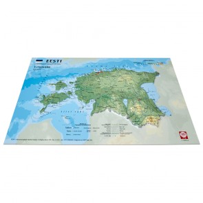 Igaunijas 3D Karte, A4 (297 x 210mm)